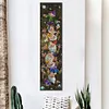 Cartoon-Full Embroidery 3 strands 11CT Stamped Cross Stitch-30*120CM-Large size
