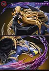 Cynthia & Garchomp &ndash; Pokemon Resin Statue &ndash; Fantasy Studios