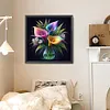 Luminous Flowers-Full Round Diamond Painting
