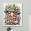 (US Local)Girl-Full Round Diamond Painting(40x50cm)