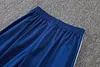 Joyfball 2025/2026 Kids Size Real Madrid Long Zipped Jacket Retro Version Royal Blue Soccer Jersey  1:1 Thai Quality 