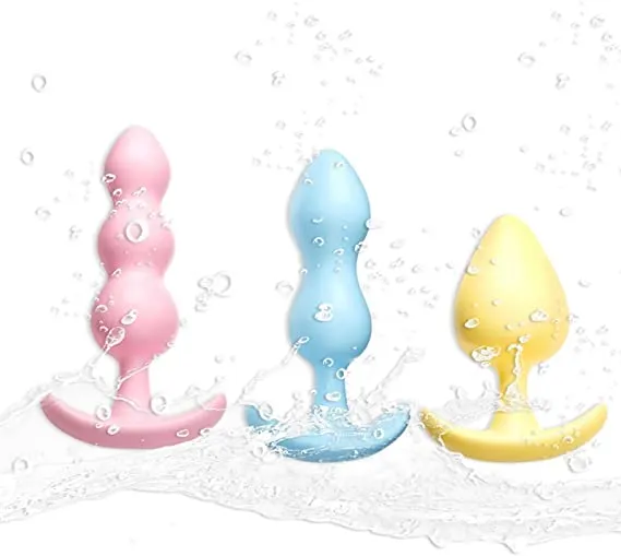 3 PCS Expanding Anal Beads Stainless Steel Anal Plug