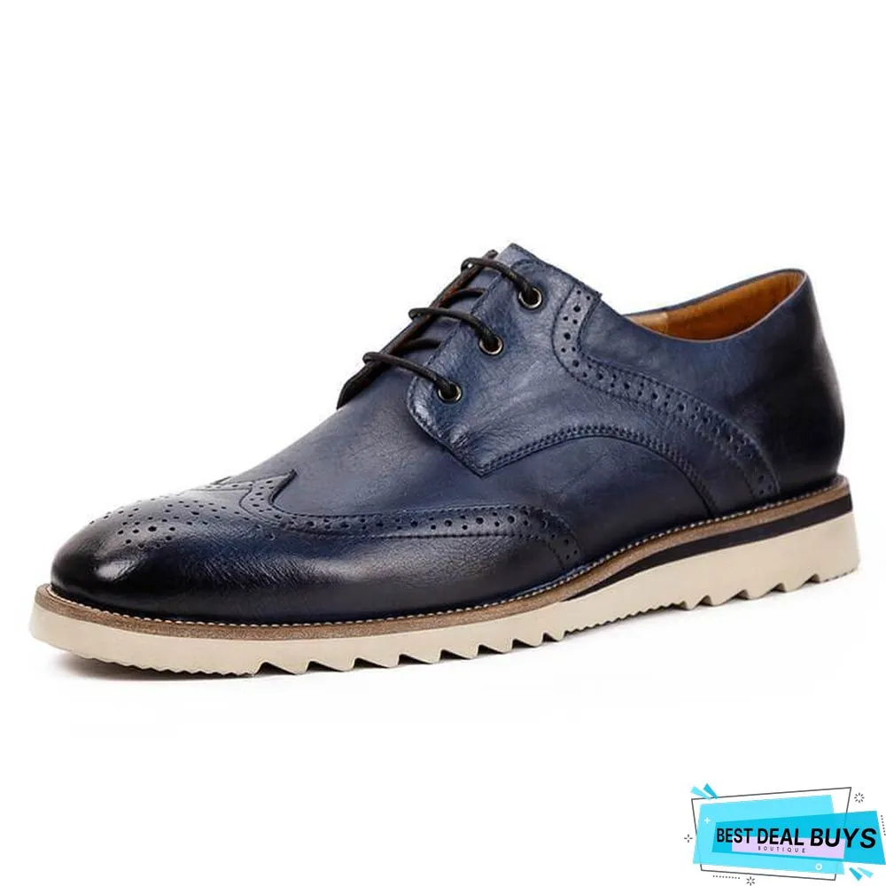 Men's Vintage Casual Brogue Shoes