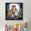 (US Local)Owl Mother Child-11CT Stamped Cross Stitch Kit(45x45cm)