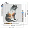 Tiger Landscape-Full Round Diamond Painting 