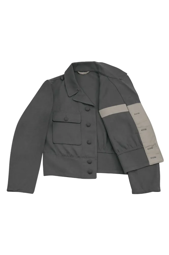   Elite German M1945 EM Stone Grey Gabardine Tunic Feldbluse German-Uniform