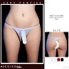 Men's Sexy Underwear Two Way High Stretch Thin Glossy Silk with Elephant Nose Bag Brief Thong Young Bo