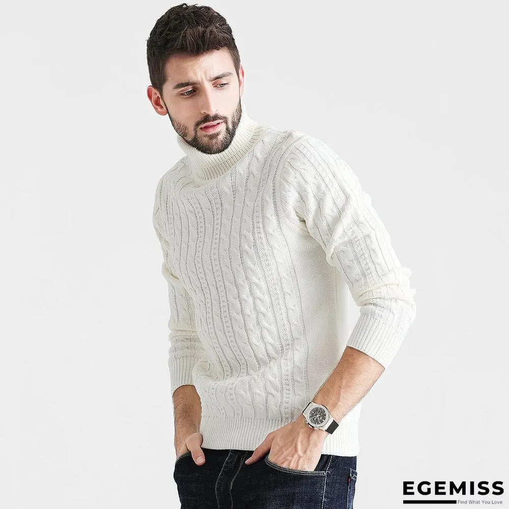 High Collar Joker Men's Sweater | EGEMISS
