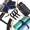 10 Pieces Bike Rack Straps Reusable Adjustable Bicycle Wheel Stabilizer Straps