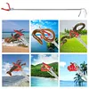 1.5M Foldable Snake Tongs Stainless Steel Reptile Grabber Tool Garbage Clip