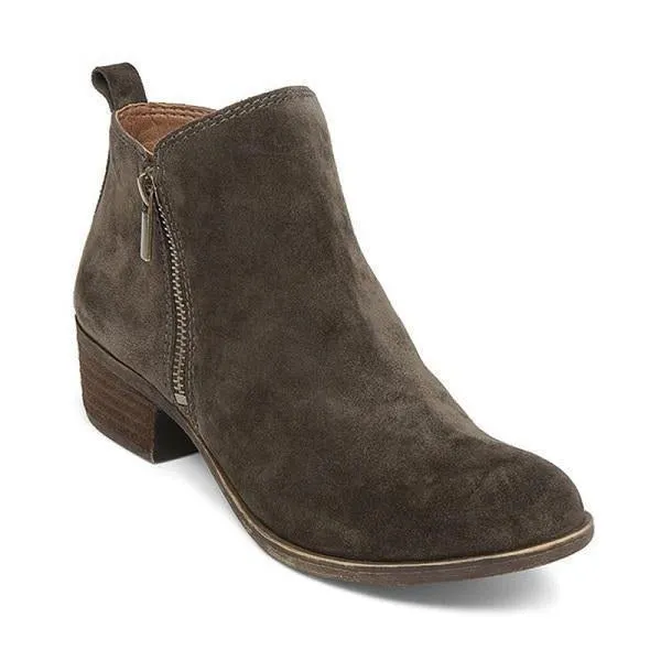 Leather Suede Vintage Boots