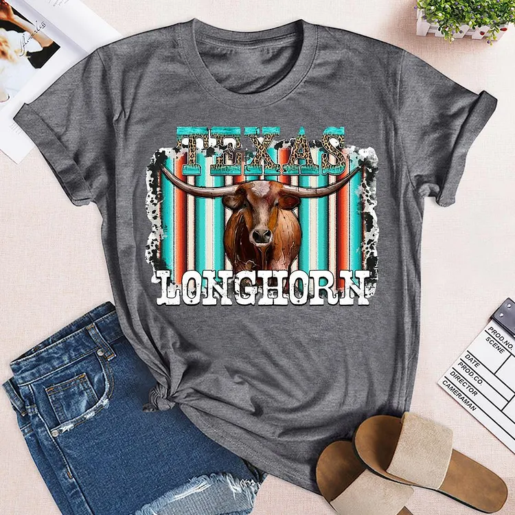 ANB - Texas Longhorn Retro Tee-05809