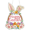 Easter Rabbit DIY Acrylic Special Shape Drill Diamond Art Hanging Decor Kits