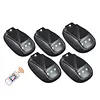 Solar-Power Car Roof Light with RC Punch-Free Universal Signal Mouse Lamp RGB Solar Powered Strobe Pilot Light for Pickup Trucks SUV Motorcycles