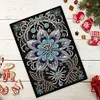 Flower Special Shaped Diamond Painting Journal Notebook for Adults Students