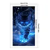 (US Local)Cat-11CT Stamped Cross Stitch Kit(40x70cm)