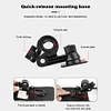 Waterproof Bicycle Handlebar Holder Bag 360 Rotation for 4.7-6.5 Inch Smartphone