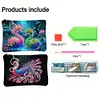 2pcs DIY Diamond Art Diamond Dot Card Pack 5D Diamond Painting Coin Pouch (Ostrich)