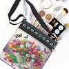 Diamond Painting Tulip Bouquet Crossbody Bag Ethnic Style Handbag with Adjustable Strap