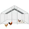 [US Local Warehouse] 9.84x13.12x6.56FT Large Chicken Coop Spire Shaped Walk-in Poultry Cage for Yard