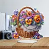 (US Local)Flower Double Sided Effect Table Top Diamond Painting Desktop Ornaments Kit(Phalaenopsis)