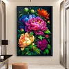 (Multi Style)Peony-Full Embroidery 3 Strands 11CT Stamped Cross Stitch-40*60CM-Large Size