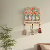 Wooden Vase Diamond Art Hanging Hook Rail Diamond Painting Art Craft Wall Hooks