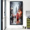 (Stamped/Counted) Streets Of London-11CT/14CT Cross Stitch 40*70cm(Big Size)