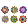 6pcs/set Wooden Diamond Painting Coaster Set