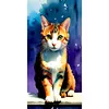 【Limited Stock Sale】(Big Size)Cat-Paint by Numbers Acrylic Painting 30*60CM