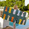 Double-sided Velvet Beach Towel For Seaside Swimming, Water-Absorbent And Sand-Free Bath Towel, Breathable, Skin-Friendly, Quick-Drying BeachTowel For Swimming, Travel, Men And Women