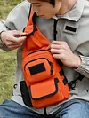 Waterproof Chest Bag Multiple Pockets Sports Bag for Outdoor Camping Sling Bag
