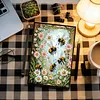 Flower Bee 5D DIY Diamond Art Painting Notebook Kit 50 Pages A5 Rhinestone Art Painting Notebook Kit for Adults Beginners Holiday Birthday Gift