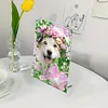 Special Shape Butterfly Flowers Table Top Diamond Painting Frame Kits for Adults