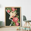 Flower Beauty- 9CT Full Beaded Cross Stitch Kit(38x49cm)