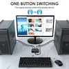HD KVM Devices Keyboard Mouse Printer KVM Hub Adapter Equipment for 2 PC Sharing
