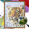 Tiger - 9CT Partial Beaded Cross Stitch Kit(20x28cm)