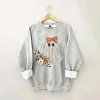 Women's Halloween Lace Ghost Princess Sweatshirt