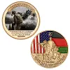 Military Collection Commemorative Coin Badge Afghanistan War Medal