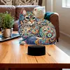Gorgeous Animal Diamond Painting Night Light 5D DIY Diamond Painting Lamp (Cat)