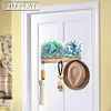 (US Local)Marine Animal DIY Diamond Painting Hanging Hook No Hole Punching Wall Decoration