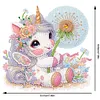 Diamond Painting Single-Side Dandelion Unicorn Desktop Diamond Art Kits for Adults Beginner Kid
