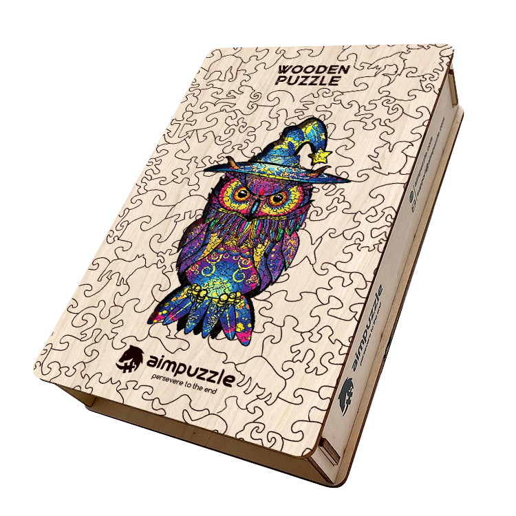 Halloween Owl Wooden Jigsaw Puzzle