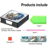 Feathers Leather Diamond Painting Notecard Box 5D DIY Diamond Art Note Box