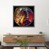 (Stamped/Counted) Dragon - 11CT Cross Stitch 40*40cm/15.75*15.75in
