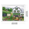 (Counted/Stamped)Autumn Manor-14CT Cross Stitch 42*32cm/16.54*12.6in