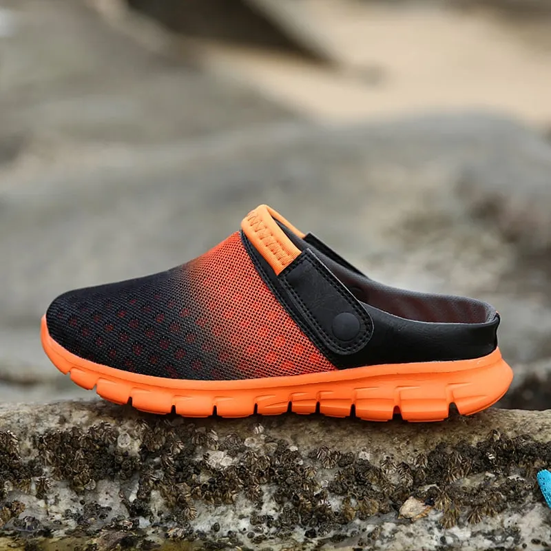 Summer Shoes Men Sandals colorful couples Beach Slippers Men Sneakers Clogs Men breathable Sandalias Zapatos Hombre Size 36-46