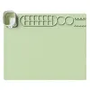 Multi-Functional easy-to-clean art Silicone painting pad  [Green + Scrub cup + 10 Green brushes]