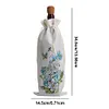 DIY Diamond Painting Wine Bags Diamond Art Liquor Bottle Covers Kit (Flowers)