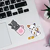 DIY Diamond Painting Mosaic Sticker Art Crafts Cat Set